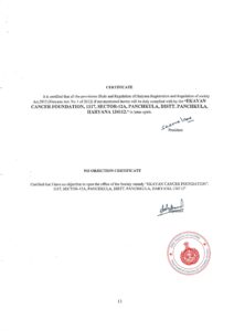 ekayan cancer registration Memorandom of Understanding